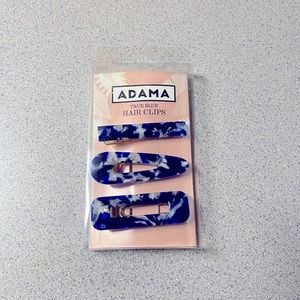 Adama True Blue hair clips